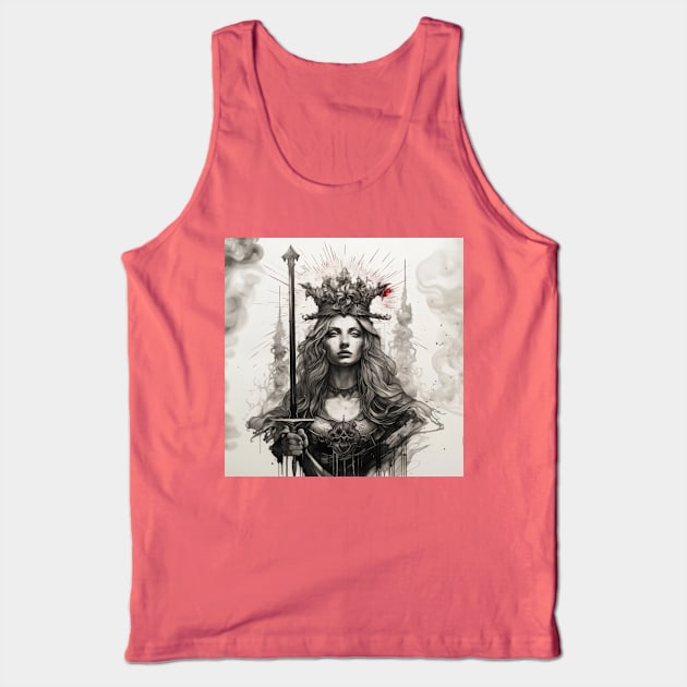 Queen of swords Tank Top by Creativetee's101